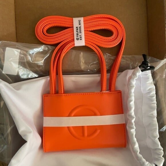 Telfar Small orange bag - Picture 1 of 7